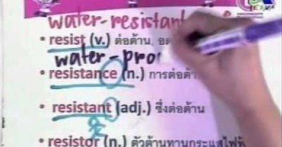 ข้อสอบ GAT Polysemy ภาษาอังกฤษ ครูพี่แนน - Tewfree